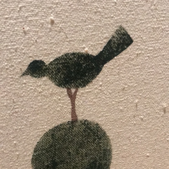 Large Vintage Desktop Divider Iron/Burlap - Picture 11 of 15